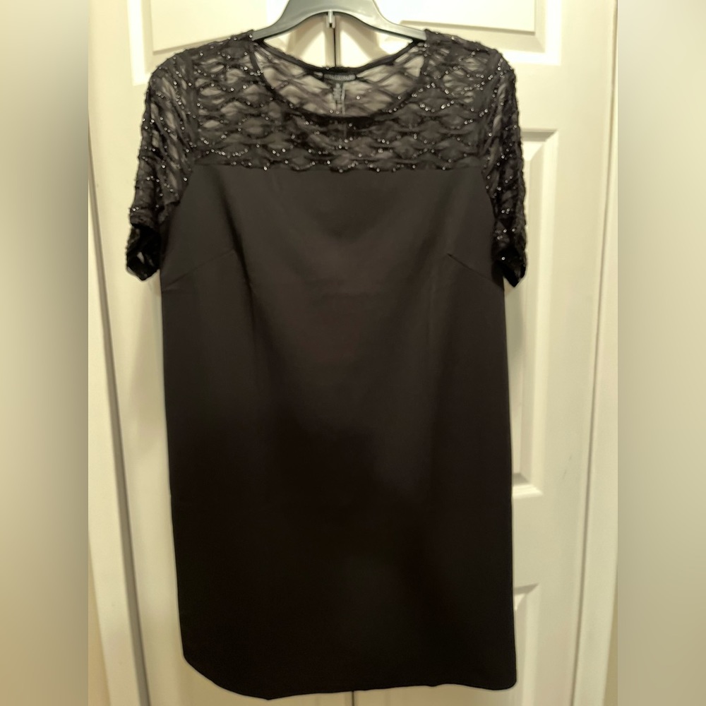 Nina Leonard Black Dress 1X